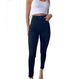 CHIPRE Kayros High-Rise Skinny Black Denim Jean